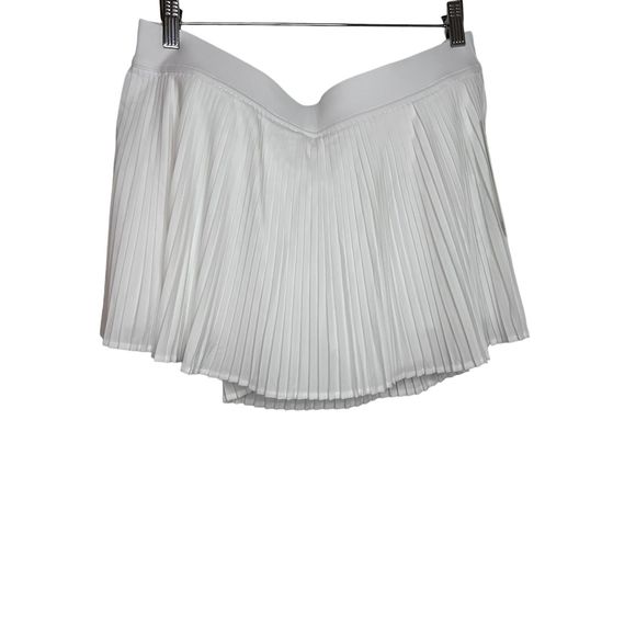 Lululemon High-Rise Varsity  Pleated Tennis Skirt White Size 14 NWT - Picture 2 of 4